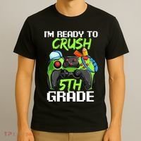 1St Day Of Fifth Grade  Ready To Crush 5Th Grade T-Shirt thumb 3