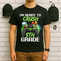 1St Day Of Fifth Grade  Ready To Crush 5Th Grade T-Shirt thumb 6