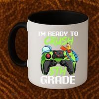 1St Day Of Fifth Grade  Ready To Crush 5Th Grade Coffee Mug thumb 2