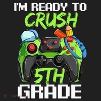 1St Day Of Fifth Grade  Ready To Crush 5Th Grade Beanie thumb 2