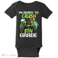 1St Day Of Fifth Grade  Ready To Crush 5Th Grade Baby Bodysuit thumb 0