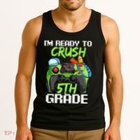 1St Day Of Fifth Grade  Ready To Crush 5Th Grade Tank Top thumb 3