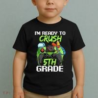 1St Day Of Fifth Grade  Ready To Crush 5Th Grade Toddler T-Shirt thumb 2
