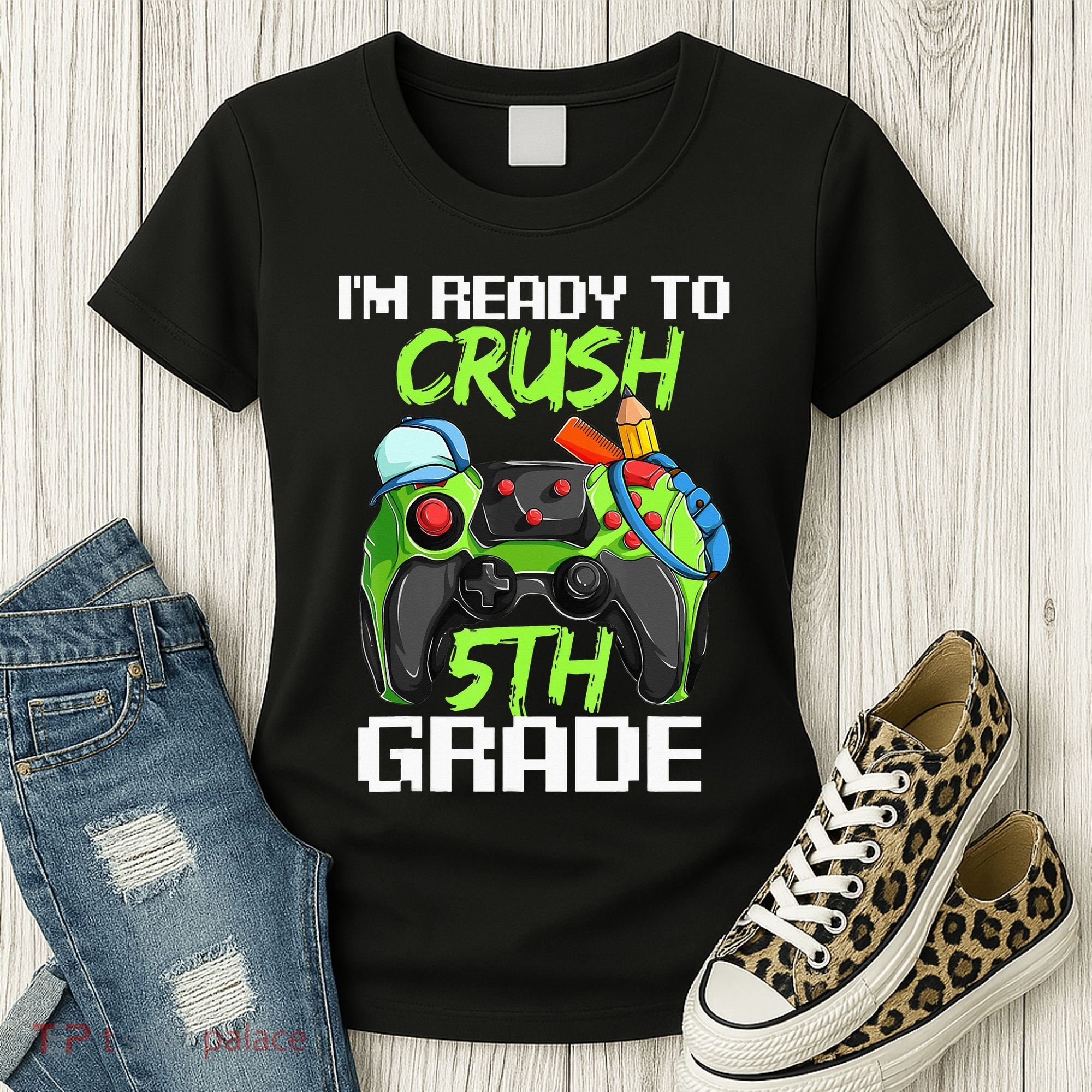 1St Day Of Fifth Grade  Ready To Crush 5Th Grade Women's T-Shirt