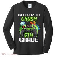 1St Day Of Fifth Grade  Ready To Crush 5Th Grade Kids Long Sleeve Shirt thumb 0