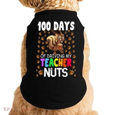 100 Days Of School Doggie Tank