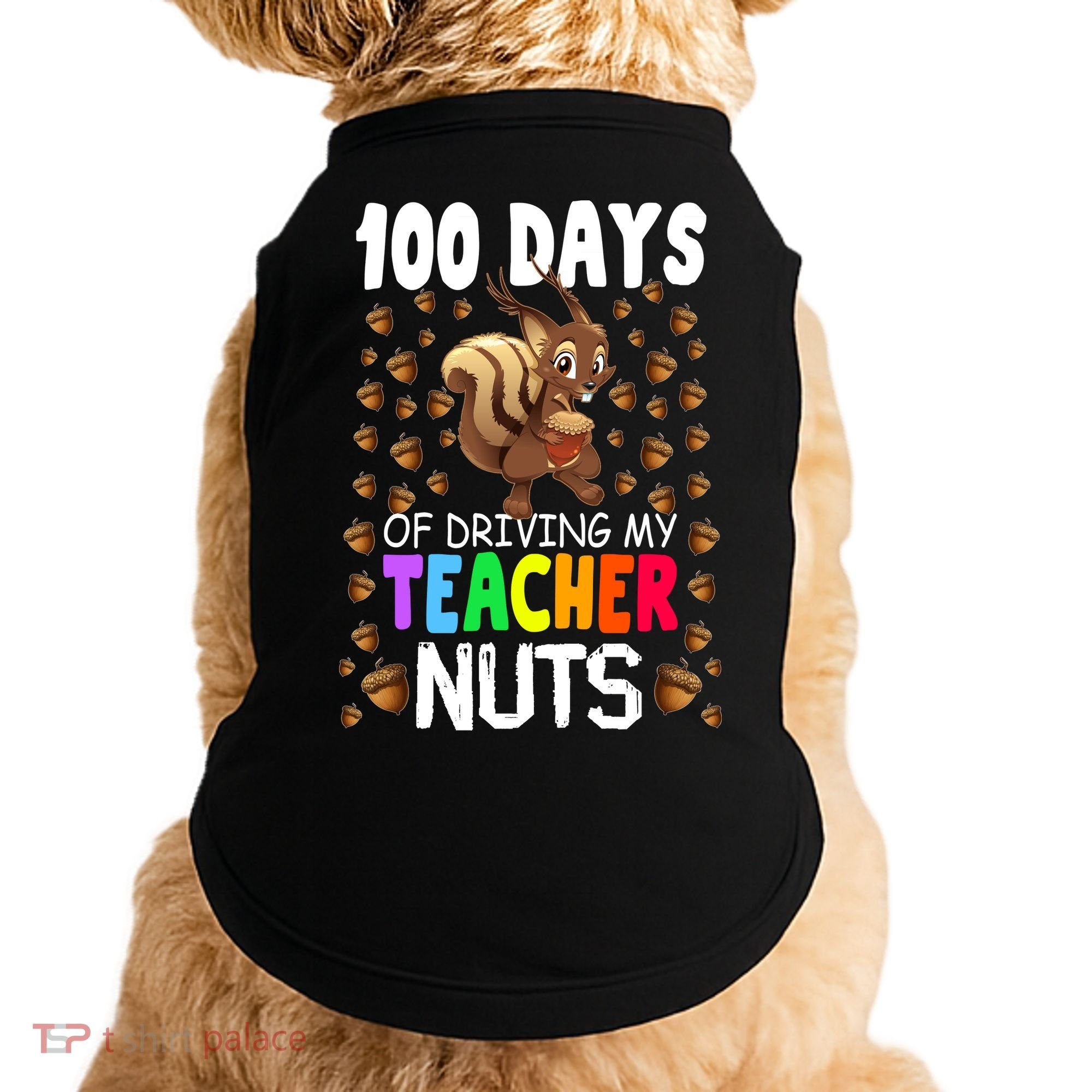 100 Days Of School Doggie Tank