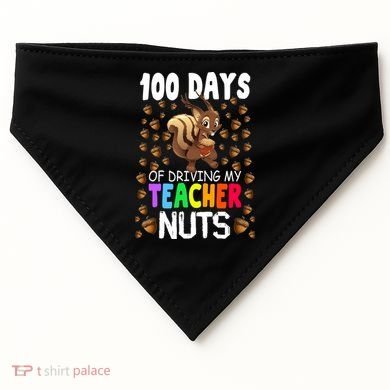 100 Days Of School USA-Made Doggie Bandana