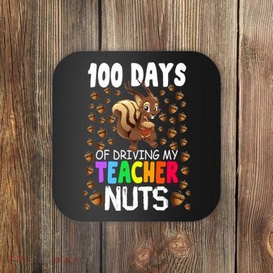 100 Days Of School Coaster