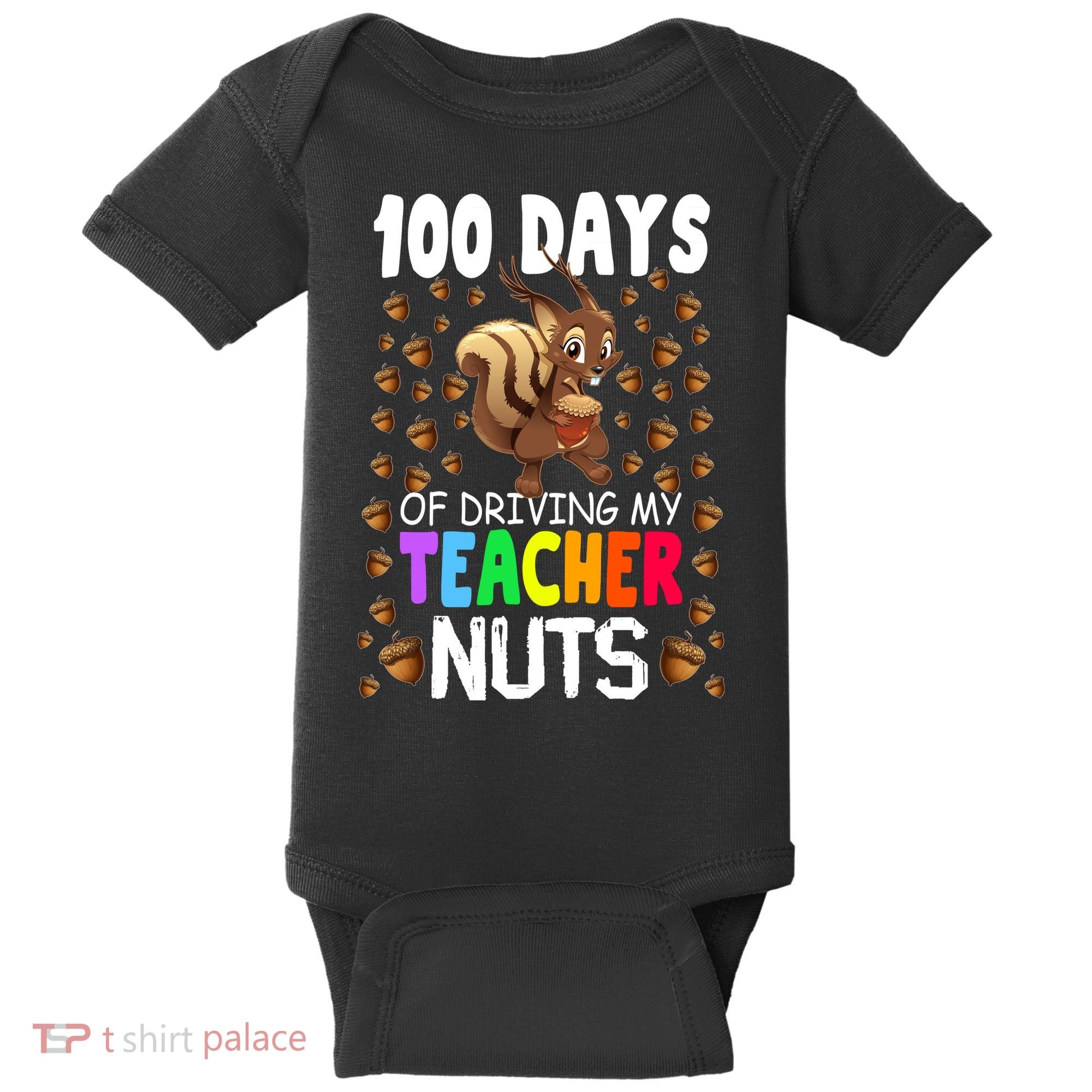 100 Days Of School Baby Bodysuit