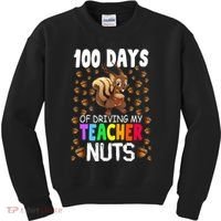 100 Days Of School Kids Sweatshirt thumb 0