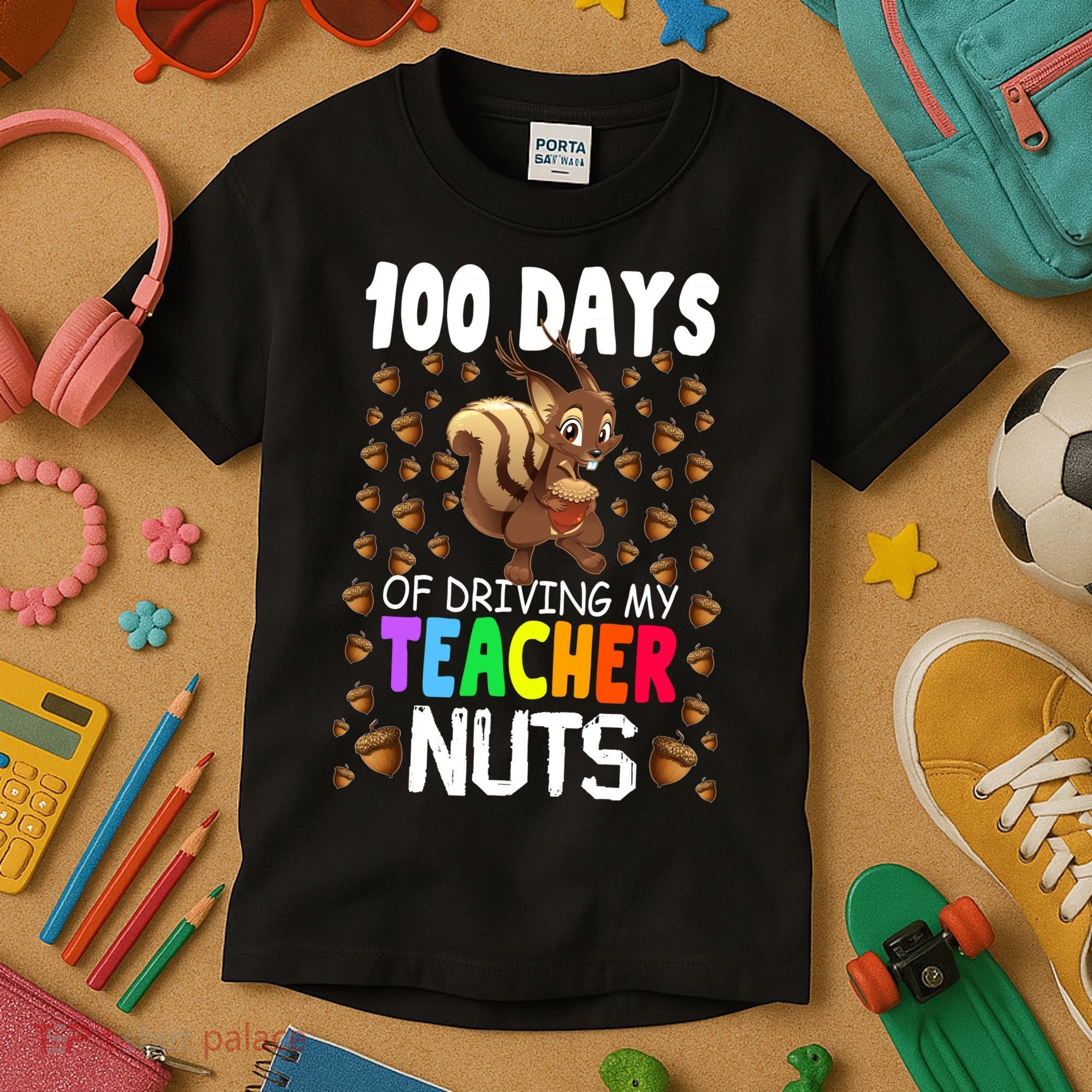 100 Days Of School Kids T-Shirt
