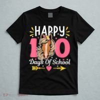 100 Days Of School Horse 100th Day Smarter Teacher T-Shirt thumb 5