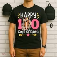 100 Days Of School Horse 100th Day Smarter Teacher T-Shirt thumb 6