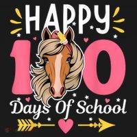 100 Days Of School Horse 100th Day Smarter Teacher Women's Hoodie thumb 2