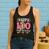 100 Days Of School Horse 100th Day Smarter Teacher Women's Tank Top thumb 2