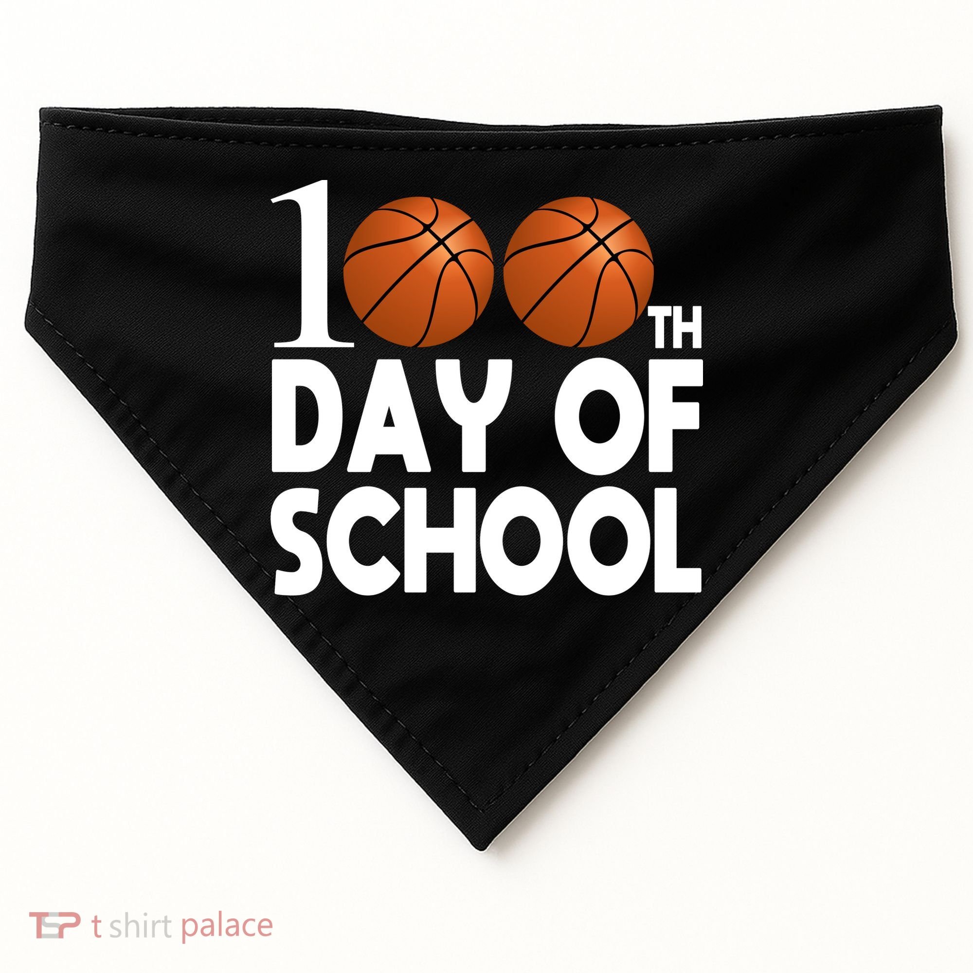 100th Days Of School USA-Made Doggie Bandana