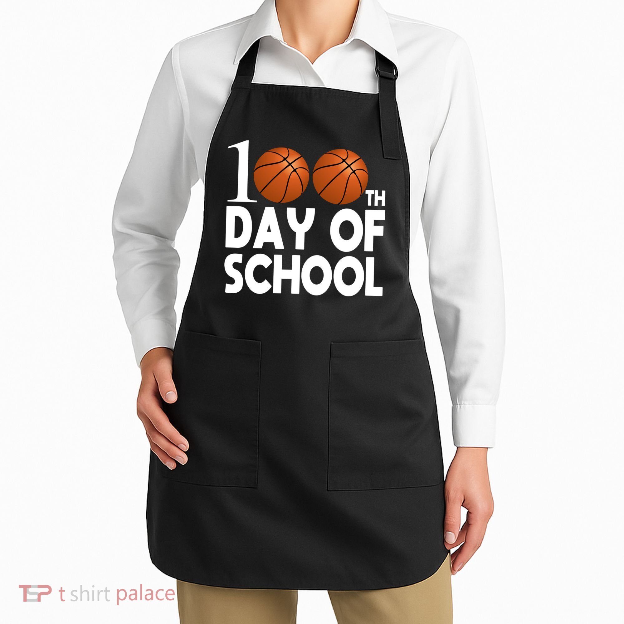 100th Days Of School Apron