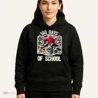 100 Days Of School Deer Hunting Deer Camo Hunter Hoodie thumb 5