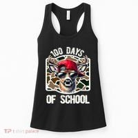 100 Days Of School Deer Hunting Deer Camo Hunter Women's Tank Top thumb 0