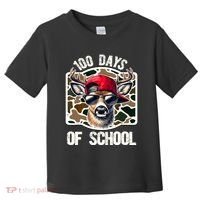 100 Days Of School Deer Hunting Deer Camo Hunter Toddler T-Shirt thumb 0