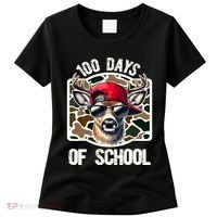100 Days Of School Deer Hunting Deer Camo Hunter Women's T-Shirt thumb 0