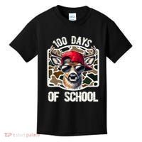100 Days Of School Deer Hunting Deer Camo Hunter Kids T-Shirt thumb 0