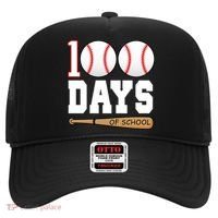 100 Days Of School Baseball Bat And Ball Hat thumb 0