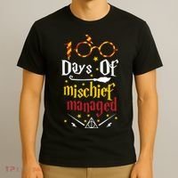 100 Days Of Mischief Managed 100th Day Of School T-Shirt thumb 3