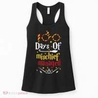 100 Days Of Mischief Managed 100th Day Of School Women's Tank Top thumb 0