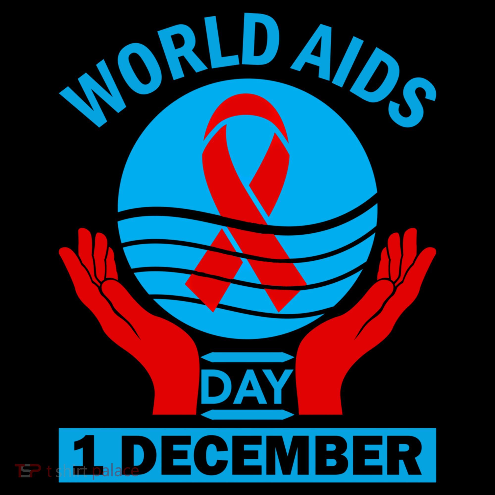 1 Dec Red Ribbon Day Support For World Aids Day Awareness Cute Gift Coffee Mug