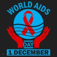 1 Dec Red Ribbon Day Support For World Aids Day Awareness Cute Gift Golf Towel thumb 3