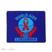 1 Dec Red Ribbon Day Support For World Aids Day Awareness Cute Gift Mousepad thumb 0