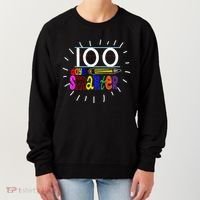 100 Days Smarter Cute 100th Day Of School Women's Sweatshirt thumb 0