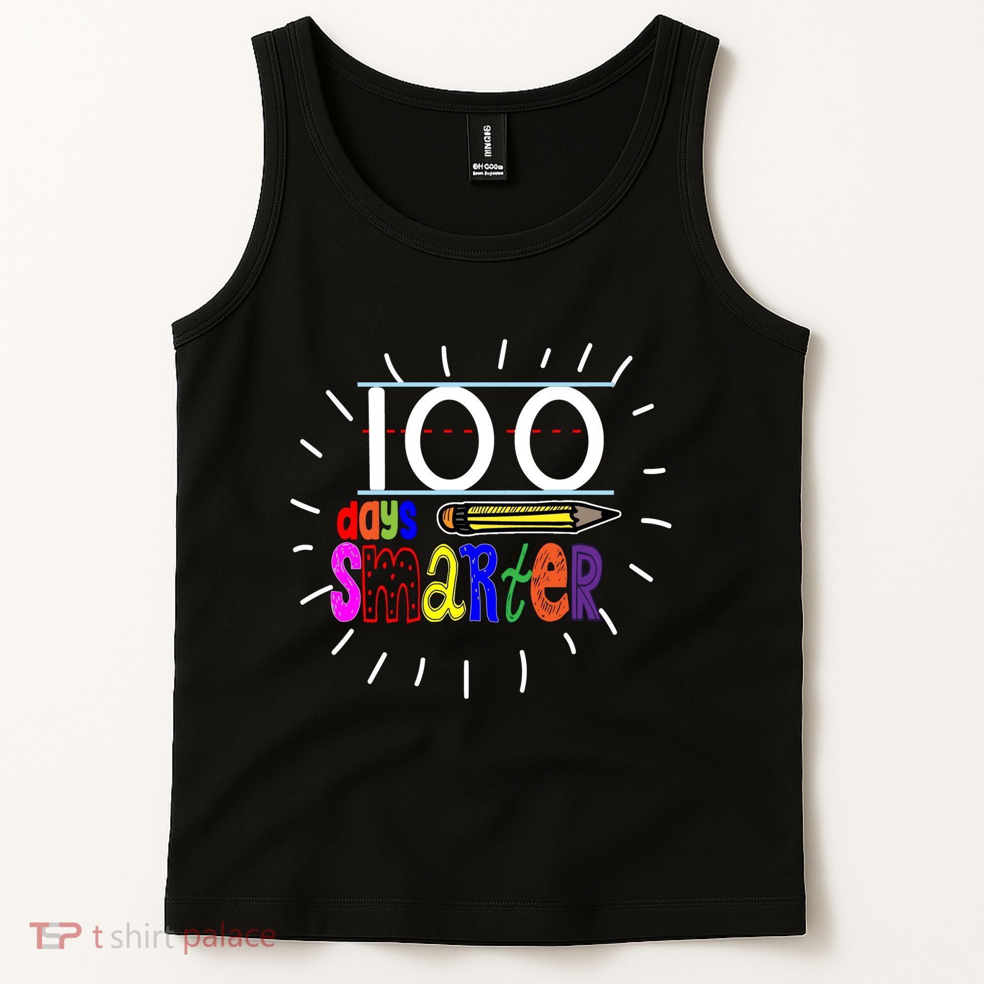 100 Days Smarter Cute 100th Day Of School Tank Top