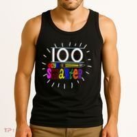 100 Days Smarter Cute 100th Day Of School Tank Top thumb 3