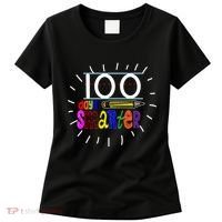100 Days Smarter Cute 100th Day Of School Women's T-Shirt thumb 0
