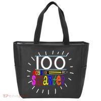 100 Days Smarter Cute 100th Day Of School Tote Bag thumb 0