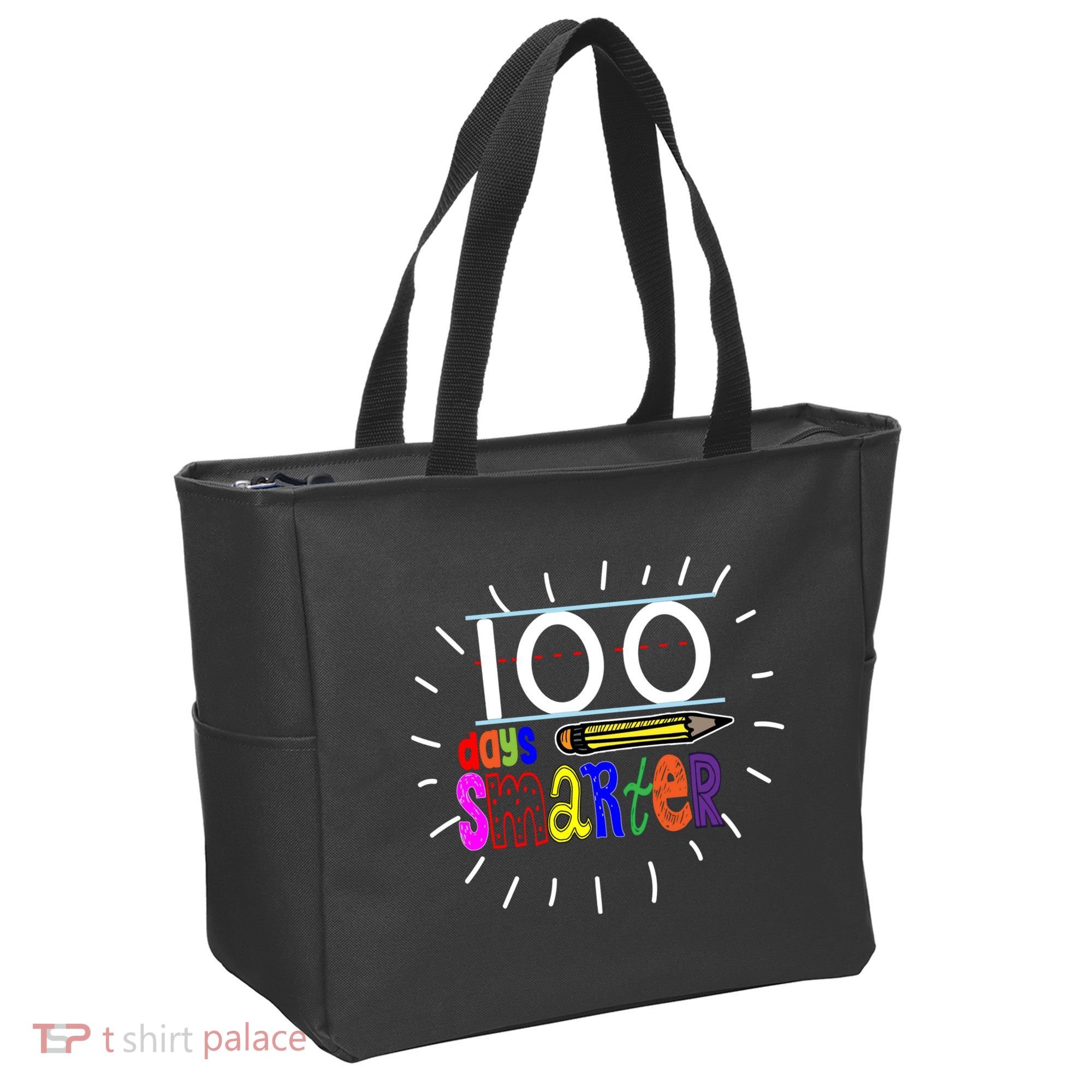 100 Days Smarter Cute 100th Day Of School Tote Bag