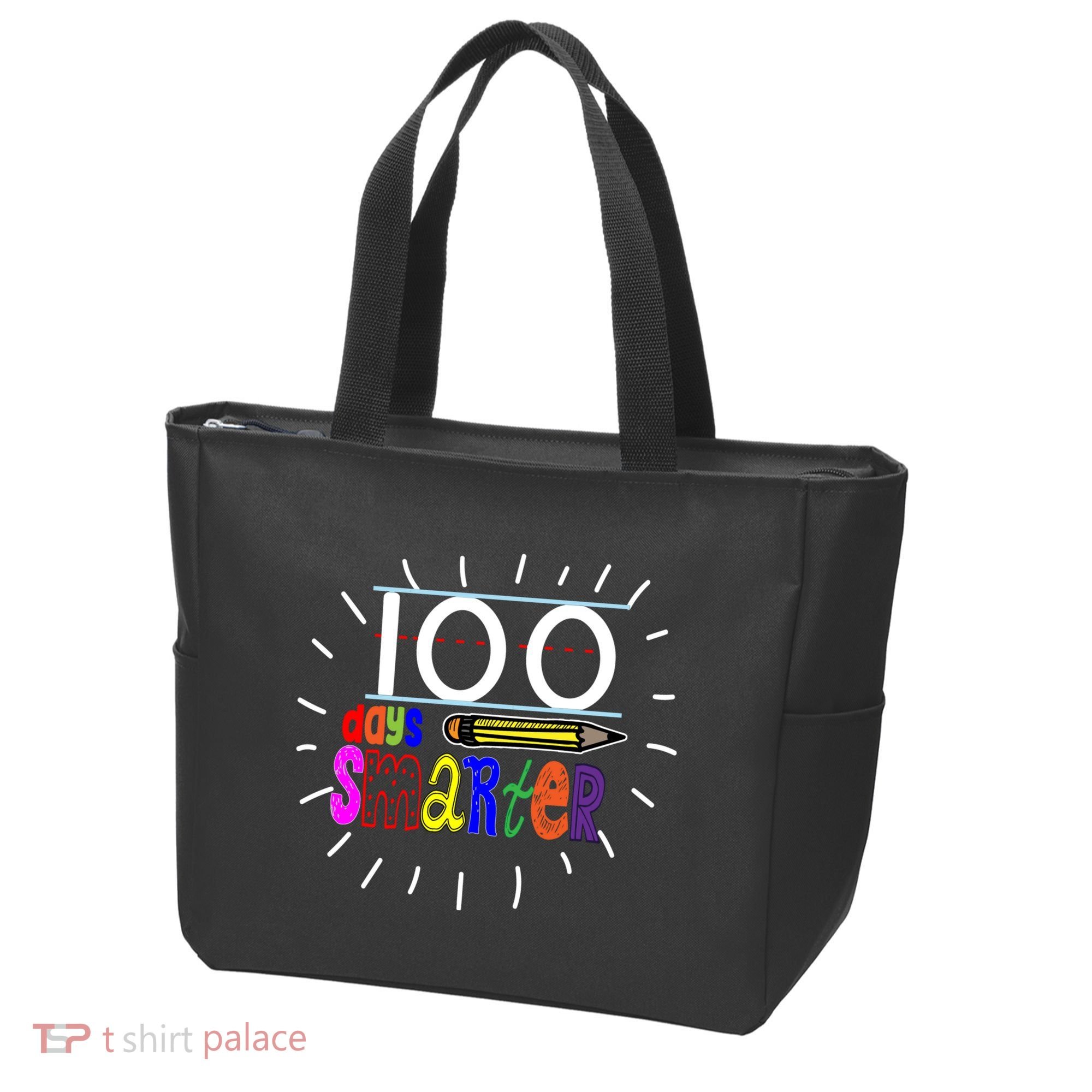 100 Days Smarter Cute 100th Day Of School Tote Bag