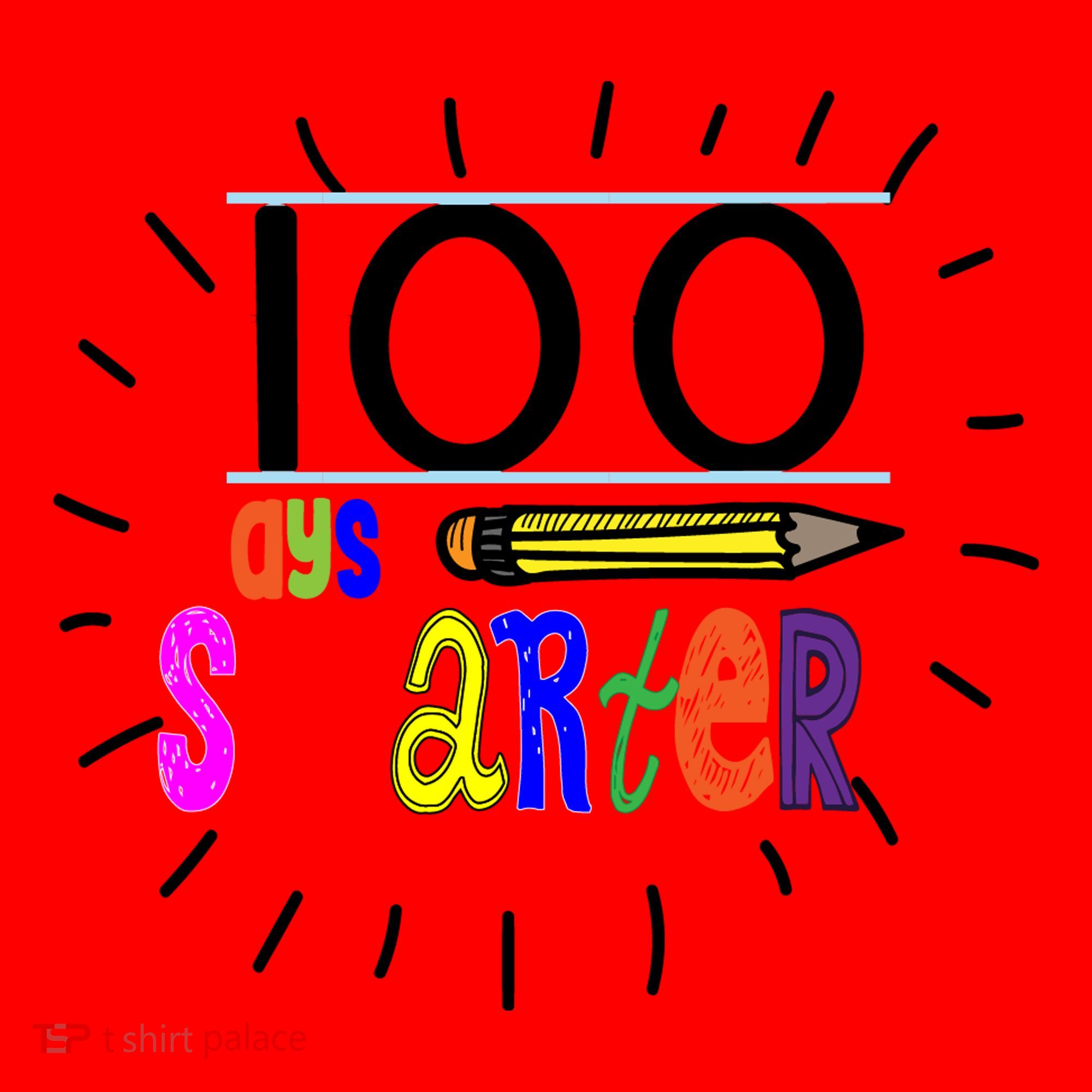 100 Days Smarter Cute 100th Day Of School Santa Hat
