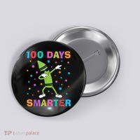 100 Days Smarter 100th Day of School Dabbing Crayon Button thumb 0