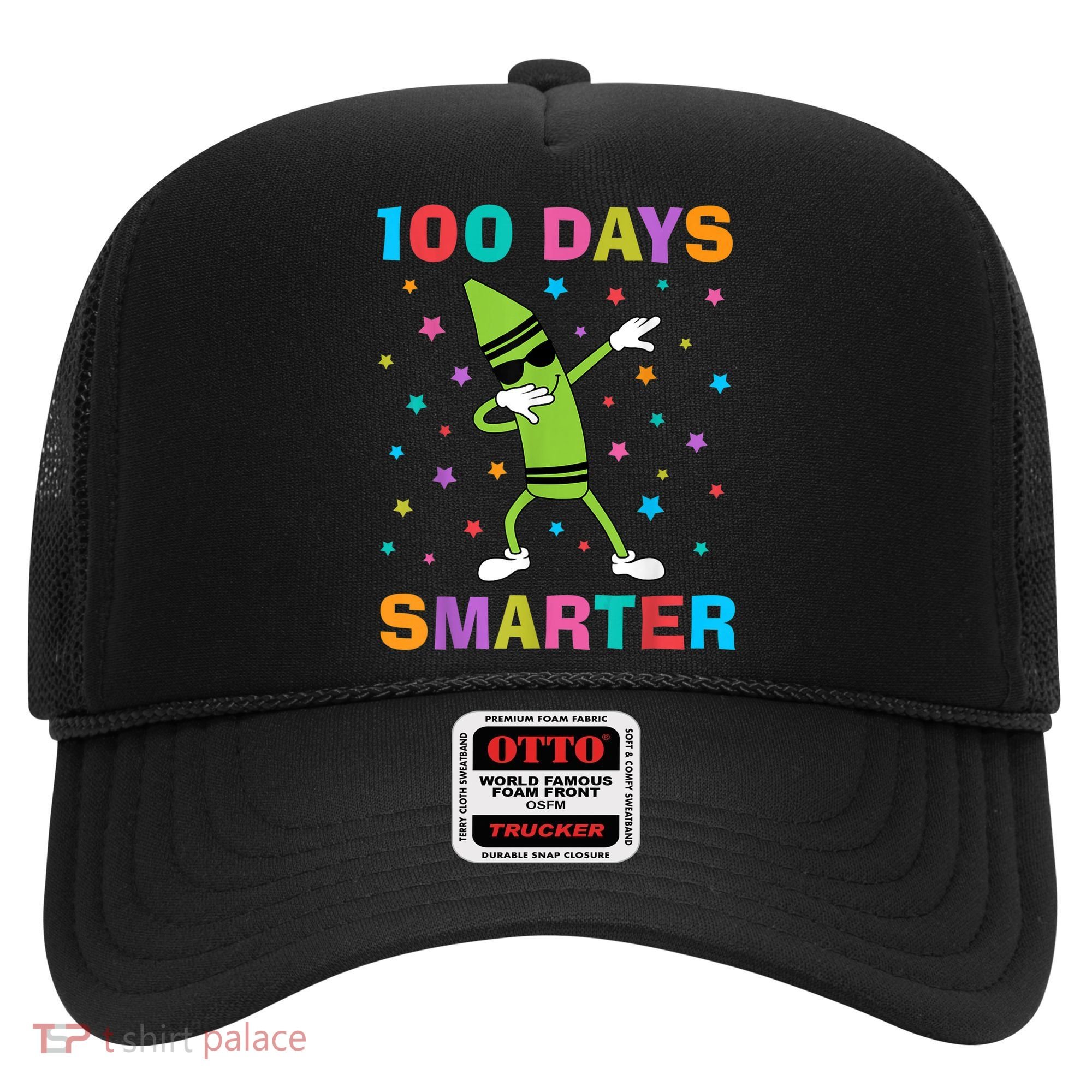 100 Days Smarter 100th Day of School Dabbing Crayon Hat