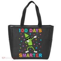 100 Days Smarter 100th Day of School Dabbing Crayon Tote Bag thumb 0