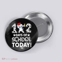 102 Days School Today 101 Days Smarter Dalmatian Dog Lovers Button thumb 0