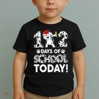 102 Days School Today 101 Days Smarter Dalmatian Dog Lovers Toddler T-Shirt thumb 2