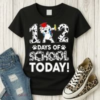 102 Days School Today 101 Days Smarter Dalmatian Dog Lovers Women's T-Shirt thumb 3