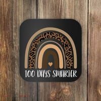 100 Days Smarter 100th Day Of School Coaster thumb 0