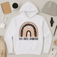 100 Days Smarter 100th Day Of School Hoodie thumb 3