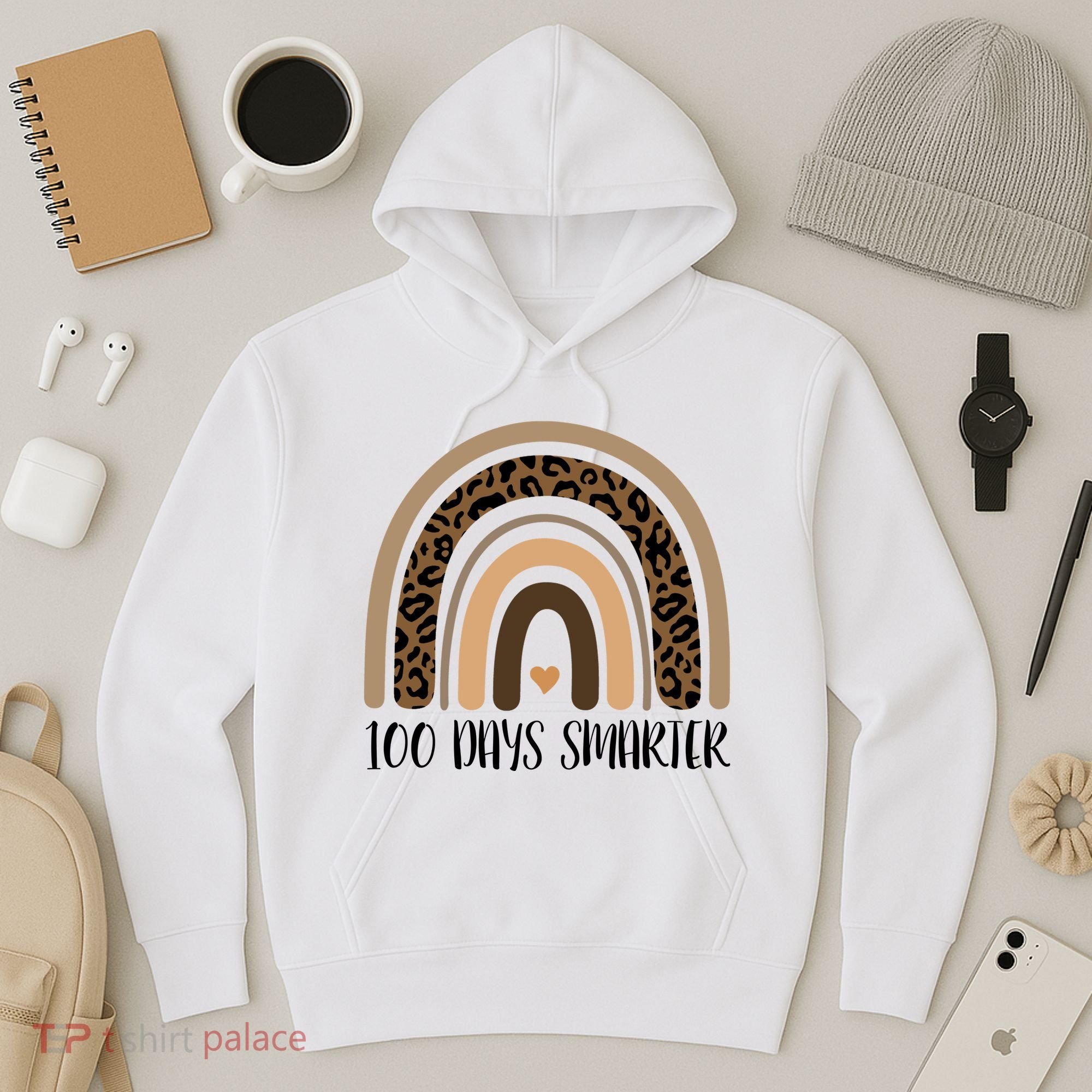 100 Days Smarter 100th Day Of School Hoodie